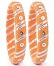 LIL PITAARA Sequin & Zari Patti Embellished Bangles - Orange