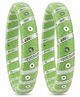 LIL PITAARA Sequin & Zari Patti Embellished Bangles - Green
