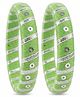 LIL PITAARA Sequin & Zari Patti Embellished Bangles - Green