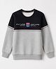 Ruff Cotton Knit Sweatshirt with Full Sleeves and Future Newyork Escape Brklyn- Print in Grey for 5-6 Years