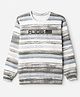 Ruff Knit Full Sleeves T-Shirts with RJ06 Print - Blue