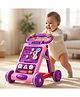 StarAndDaisy Uonibaby Baby Push Walker Musical Push Walker for 9 Months Toodler Walking Toy for 1 to 2 Years Interactive Activity Panel with Gears Shapes Numbers and Beads Sturdy Handle and Large Wheels