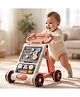 Uonibaby Baby Push Walker Musical Push Walker for 9 Months Toodler Walking Toy for 1 to 2 Years Interactive Activity Panel with Gears Shapes Numbers and Beads Sturdy Handle and Large Wheels