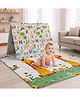 StarAndDaisy Foldable Baby Play Mat 5 x 4 ft 6MM Thick XPE Foam Playmat Reversible 2 in 1 Design Lightweight Cushioned Floor Mat for Crawling Playing and Learning