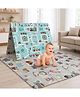 StarAndDaisy Foldable Baby Play Mat 5 x 4 ft 6MM Thick XPE Foam Playmat Reversible 2 in 1 Design Lightweight Cushioned Floor Mat for Crawling Playing and Learning