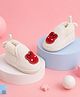 Chiu Frog Applique Detailed Colour Blocked Booties - White