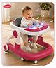 Aditi Toys Baby Walker, Adjustable Height Push Walker for Babies 6-18 Months, Walker for Kids with Music for Baby Boys & Girls Foldable Walker with Detachable Activity Tray & Food Tray (Pink)