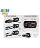 AKN TOYS 1:64 Scale Die-Cast Zinc Alloy RC Car with Caravan Trailer, Compact Remote Controlled Vehicle, Detailed Metal Construction, Realistic Touring Design- PACK OF 1 - ( COLOR MAY VARY )