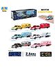 AKN TOYS Mini RC Beetle Car with Trailer, 2.4GHz Wireless Remote Control, LED Lighting, Compact Design, Realistic Styling, Responsive Steering, Durable Construction- PACK OF 1 - ( COLOR MAY VARY )