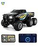 AKN TOYS 1.64 mini rc Monster Truck 6x6 Off Road Remote car for Kid &Adults Sturdy Metal car 3 Speed 2.4g Flexible Remote Control - PACK OF 1 - ( COLOR MAY VARY )