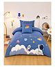 Little Surprise Box 4 Pcs Space Theme Luxe Embroidered Bedding Set for Single Bed