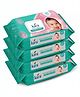 kara Baby Wet Wipes for Sensitive Skin with Chamomile & Vitamin E | 80 Wipes Pack | Paraben Free Pack of 4