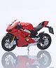 Bburago Ducati Panigale V4 Collectible Free Wheel Die cast Motorcycle with detailed styling 1:18 - Red