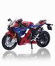 Honda CBR 1000RR-R Fireblade SP Sporty Realistic Collectible Die cast Motorcycle 1:12 - Red and Blue