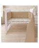 Fancy FLuff Organic Full Cot Bumper - Beige