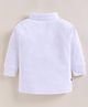 PIKKU Interlock Knit Full Sleeves Solid Pre Winter Thermal Vest - White