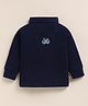 PIKKU Interlock Knit Full Sleeves Fruit Printed Pre Winter Thermal Vest - Navy Blue