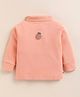 PIKKU Interlock Knit Full Sleeves Fruit Printed Pre Winter Thermal Vest - Peach