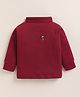 PIKKU Interlock Knit Full Sleeves Fruit Printed Pre Winter Thermal Vest - Red