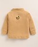 PIKKU Interlock Knit Full Sleeves Fruit Printed Pre Winter Thermal Vest - Yellow