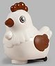 KiddyBuddy Electric Rotating Hen Toy with Automatic Spinning and Interactive Play Features - White