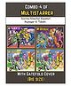 Multistarrer | Combo-4 of Multistarrer | Soorma | Nisachar | Kayamat | Rajnagar Ki Tabahi | With Gatefold Cover | Hindi | Big Size | Graphic Novel | Paperback