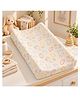 Zikku Baby Diaper Changing and Massage Pad with Safety Belt (Carrot Print Cover)
