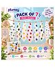 P for Plumsy 100% Cotton Muslin Baby Hanky 6 Layer, Ultra Soft Absorbent Face Towels, Reusable Washcloths for kids (pack of 7)