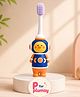P for Plumsy Baby Soft Bristle Toothbrush with Attractive Astronaut Design - Gentle Oral Care with Travel Case (6M Plus) - Dark Blue
