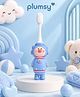 P for Plumsy Baby Soft Bristle Toothbrush with Attractive Astronaut Design - Gentle Oral Care with Travel Case (6M Plus) - Light Blue