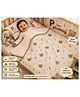 P for Plumsy Ultra Luxury Premium Cotton Muslin Blanket with supreme softness breathable comfort lightweight feel gentle touch long lasting durability perfect for everyday luxury use- Design 8