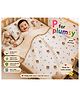 P for Plumsy Ultra Luxury Premium Cotton Muslin Blanket with supreme softness breathable comfort lightweight feel gentle touch long lasting durability perfect for everyday luxury use- Design 9