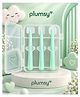 P for Plumsy 3-Piece Baby Toothbrush Set | Soft Silicone Oral Care Brushes for Infants- Blue