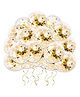 Shopping Time Transparent Golden Confetti Balloon - Pack of 10