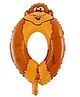Shopping Time Jungle Animal 0 Number Foil Ball - 16 Inch