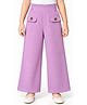 CrayonFlakes Knit Solid Pants - Purple