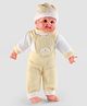 KiddyBuddy 42.5 cm Happy Laughing Baba Doll Toy Big- Light Blue