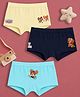 Button Bear Cotton Knit Pack Of 3 Paw Patrol Featuring Characters Printed Panties - Light Yellow Navy & Sky Blue