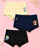 Button Bear Cotton Knit Pack Of 3 Paw Patrol Featuring Characters Printed Panties - Light Yellow Navy Blue & Black