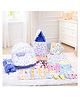 Fareto Mattress with Net Baby Sleeping Bag Carry Bed - Grey