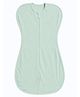 Cocoon Care Bamboo Cotton Solid Swaddle Pod for Baby 0-1M Green