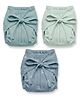 Cocoon Care Bamboo Cotton Printed & Solid Nappy Pack of 3 for Baby 3-6M Multicolor
