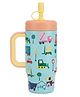 House of Quirk 530ML Kids Tumbler Stainless Steel with Handle & Lid Leakproof Travel Mug Fits Car Cup Holder - Vroomie