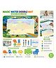 Sanjary Dinosaur Magic Drawing Pad for Kids with Reusable Writing Board, Markers, Stencils and Educational Learning Accessories color design may vary