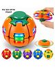 SANJARY Press to Spin Fidget Light Spinner Rotating Stress Ball, Sensory Fidget Toys color may vary