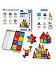 SANJARY Kids Magnetic Building Tiles 36pcs Set, Colorful STEM Construction Blocks for Creative Learning, Construction, and Imaginative Play
