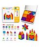 SANJARY Kids Magnetic Building Tiles 56pcs Set, Colorful STEM Construction Blocks for Creative Learning, Construction, and Imaginative Play