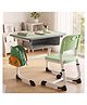 StarAndDaisy Kids Study Table and Chair Set Adjustable Study Desk and Chair for Kids Ergonomic Study Table with Storage Drawer Spacious Tabletop Writing Reading Desk for Children