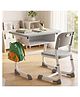 StarAndDaisy Kids Study Table and Chair Set Adjustable Study Desk and Chair for Kids Ergonomic Study Table with Storage Drawer Spacious Tabletop Writing Reading Desk for Children