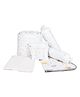 NINTARA BABY 6-Piece Baby Bedding Set, 100% Cotton, Nursery Bedding